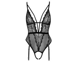 Разкриващо боди с перли и дантела-foto2