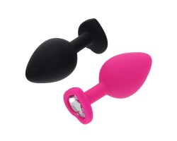 Анален разширител от силикон с кристал-foto2