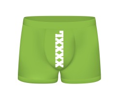 Мъжки боксери с надпис XXXXL, зелени-foto5