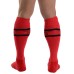 Мъжки високи чорапи, червени