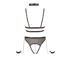 Боди с отворено дъно и верижки-foto2