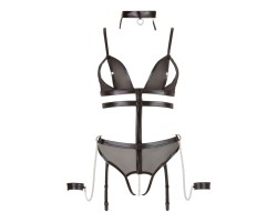 Боди с отворено дъно и верижки-foto2