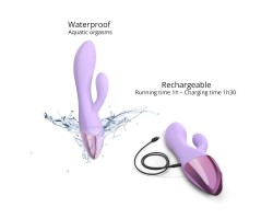 Вибратор заек Love to Love Funky Bunny, 10 см, Лилав-foto8