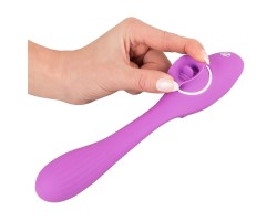 Вибратор с Клиторстимулатор 2 Function Bendable Vibe, Гъвкав-foto2