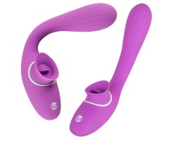 Вибратор с Клиторстимулатор 2 Function Bendable Vibe, Гъвкав-foto4