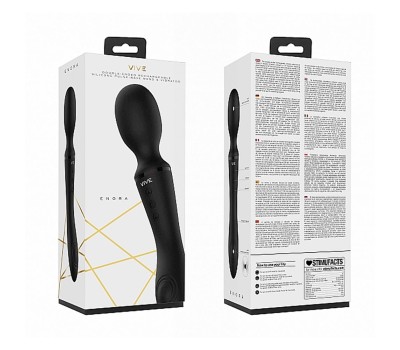 Enora - Wand and Vibrator - Black
