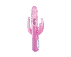 Вибратор You2Toys Tripple Lust, за Тройна Стимулация, Розов-foto2