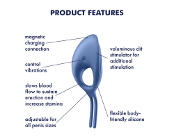 Пенис ринг с вибрация Swordsman-foto6