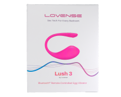 Вибратор яйце Lovense LUSH 3, с Апликация, Силиконов, Розов-foto5