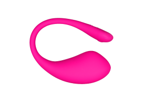 Вибратор яйце Lovense LUSH 3, с Апликация, Силиконов, Розов