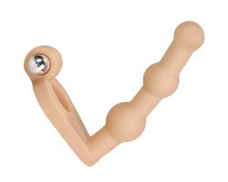 Анална приставка за пенис с вибрации 