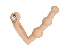 Анална приставка за пенис с вибрации 