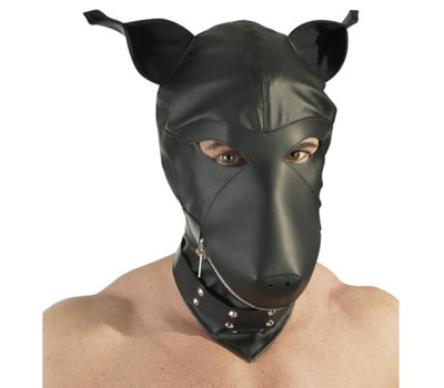Кожена кучешка маска за лице 